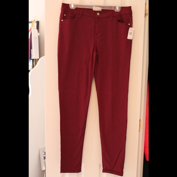 Altar’d State Burgundy Jean - Picture 1 of 3